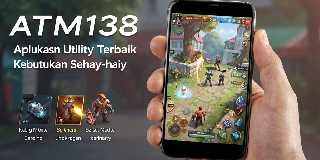 Screenshot utama ATM138 menunjukkan tampilan antarmuka pengguna yang interaktif.