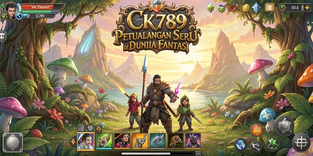 Gambar gameplay CK789 menampilkan karakter beraksi di dunia petualangan yang menakjubkan.