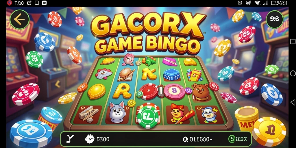 Tampilan gameplay Bingo yang menarik di GACORX.