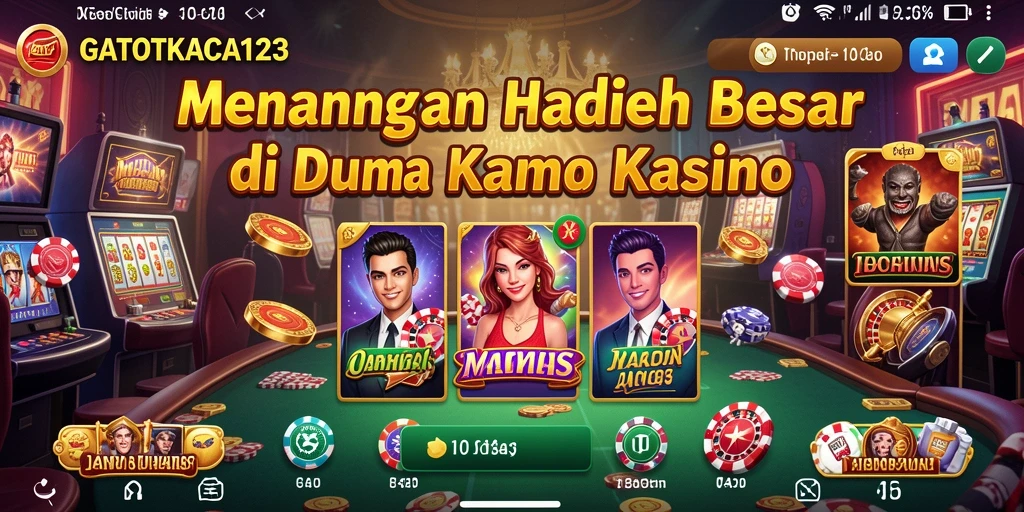 Tampilan menarik GATOTKACA123 dengan gameplay Kasino yang memukau.