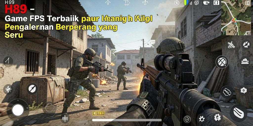 Tangkapan layar menunjukkan intensitas pertempuran di H89 dengan gameplay yang mendebarkan.