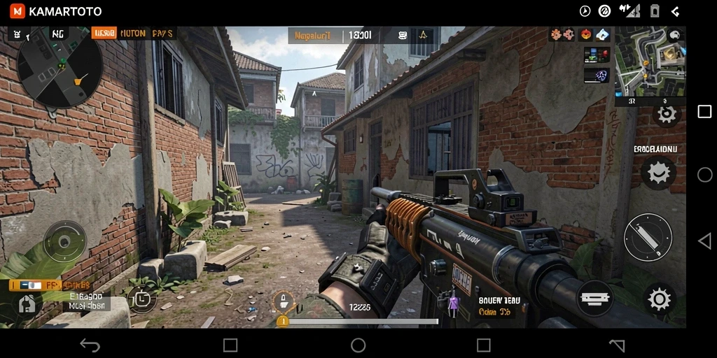 Tampilan menarik dari gameplay KAMARTOTO yang penuh aksi.