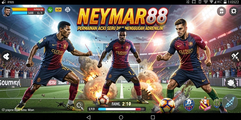 Tampilan seru dari gameplay <strong>NEYMAR88</strong> yang penuh aksi.