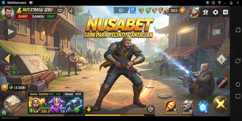 Tampilan menarik dari gameplay NUSABET yang penuh strategi.