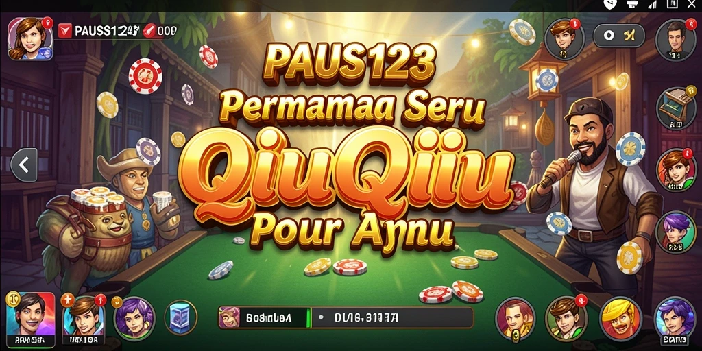 Tampilan menarik dari gameplay PAUS123 saat bermain QiuQiu.