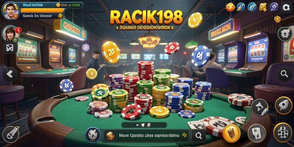 Gameplay seru QiuQiu di RACIK198 dengan grafik menarik.