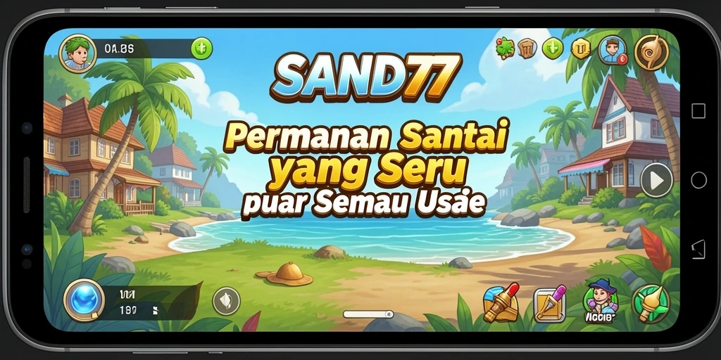 Screenshot gameplay SAND77 yang menunjukkan aksi seru dan interaksi pemain.