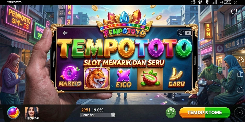 Screenshot gameplay menampilkan keseruan bermain Slot.