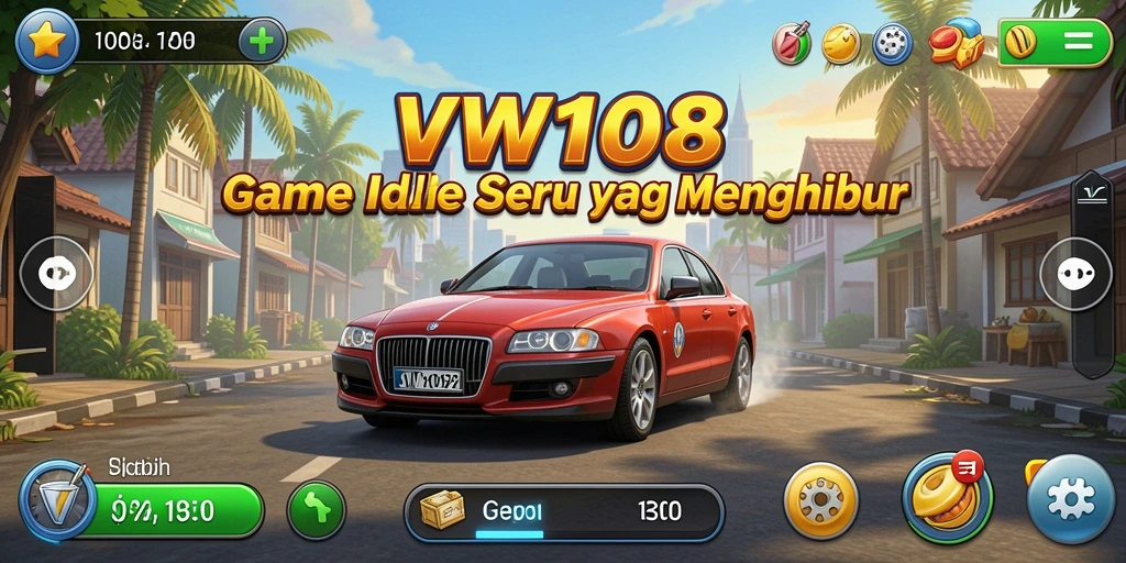 Tampilan gameplay utama dari VW108 yang menunjukkan mekanisme Idle yang menarik.
